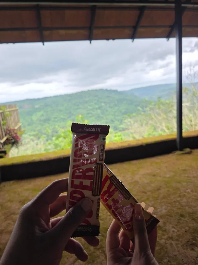 SuperYou Protein Wafers — protein wafer snack carried on a hike